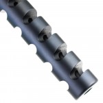 AR-15/.223/5.56 6" Muzzle Brake for 1/2"x28 Pitch -Black